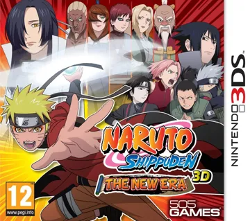 Naruto Shippuden 3D - The New Era (Europe)(En,Fr,Ge,It,Es) box cover front